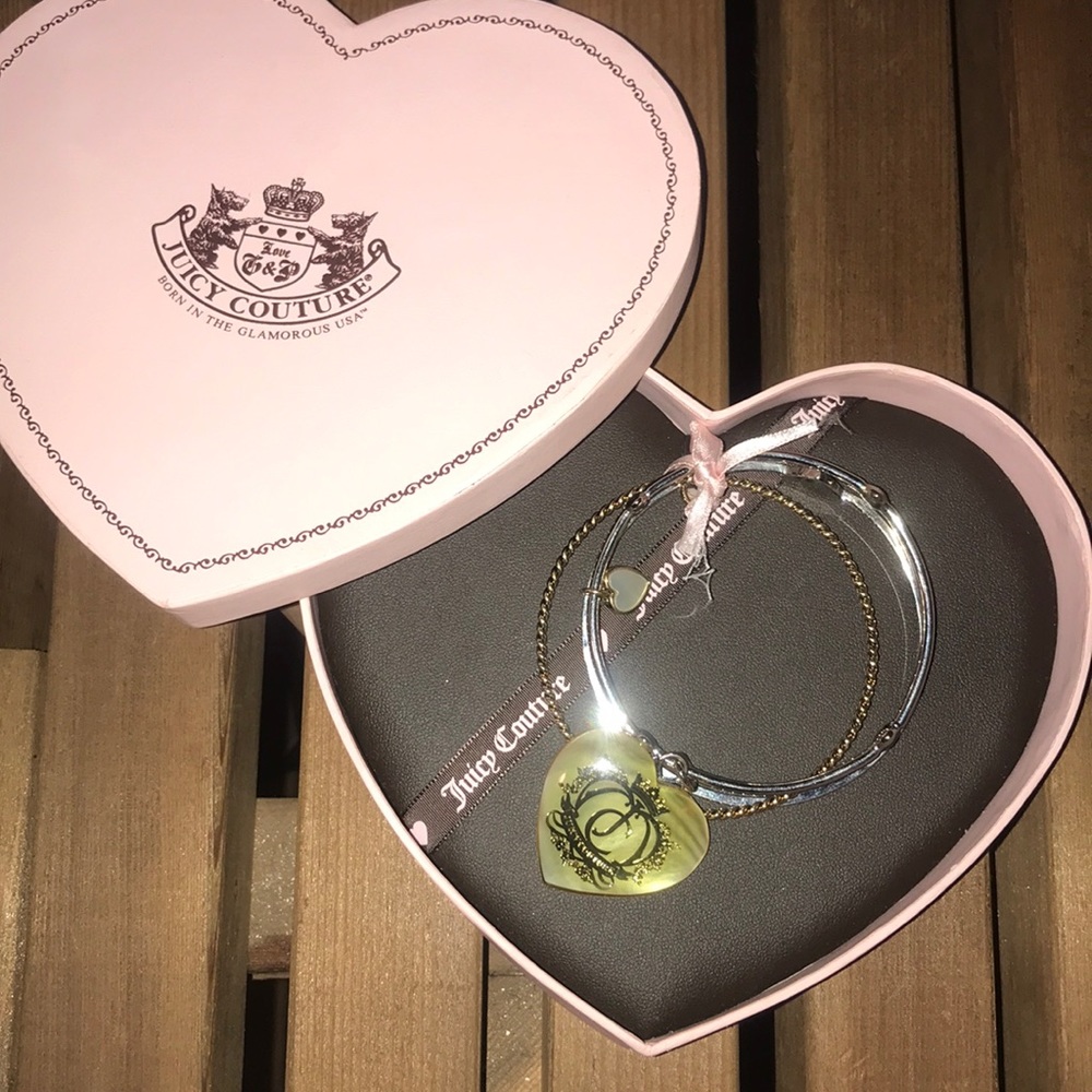 Juicy Couture bangle bracelet set brand new